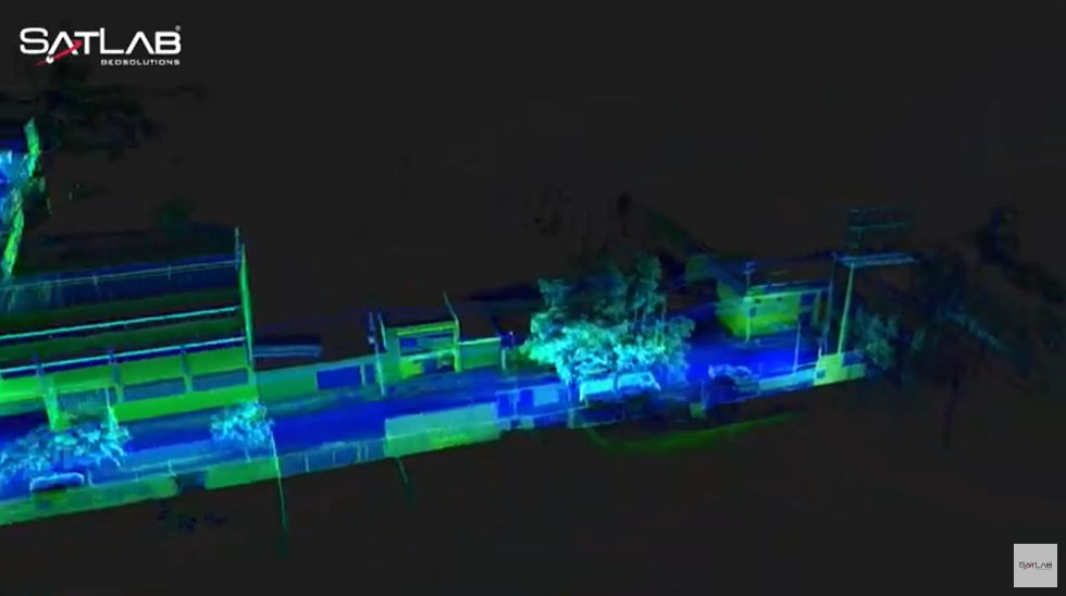 Data Visualization of Mexico Street – Lixel X1 SLAM scanner